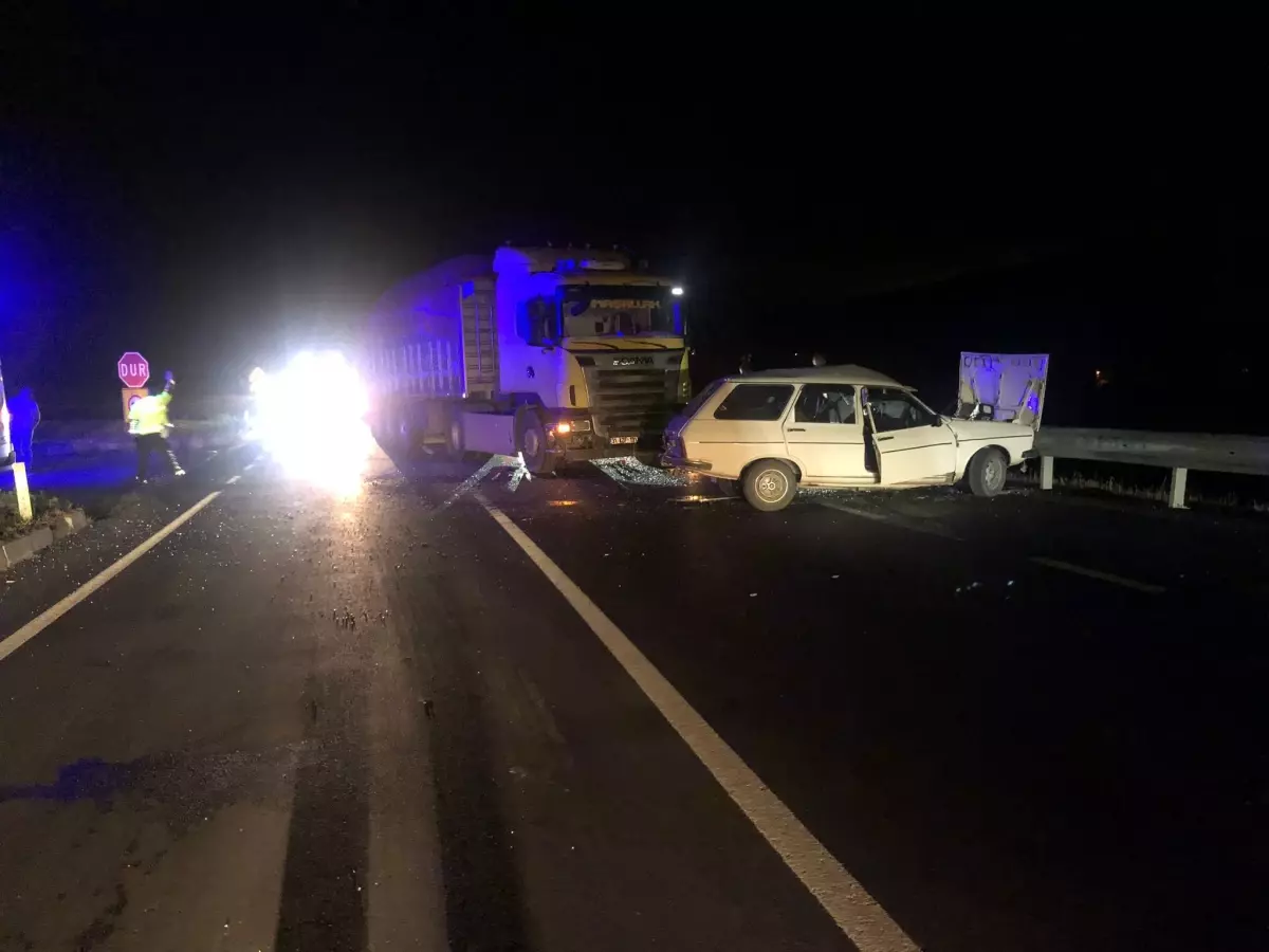 amasyada tir otomobil kazasi 1 olu 8wep9uVY