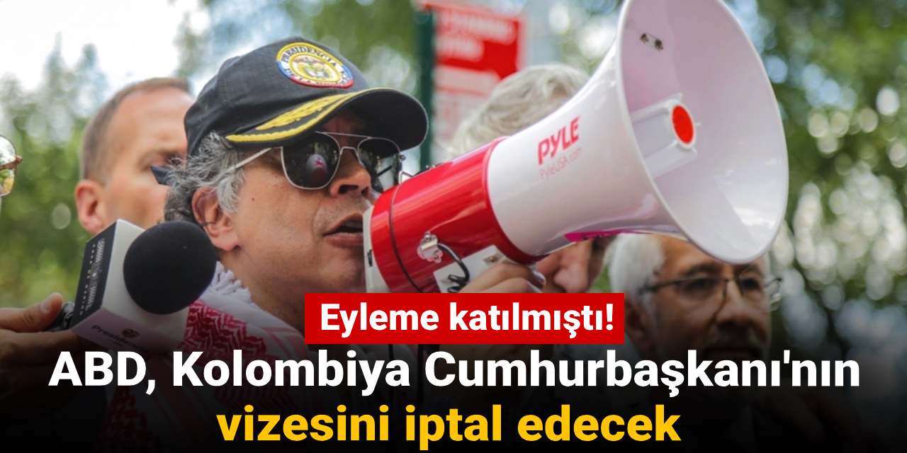 filistine destek eylemine katilmisti abd kolombiya cumhurbaskaninin vizesini iptal edecek Y15FafXk