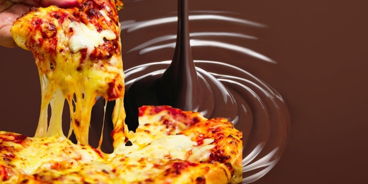 pizzada kanatli eti cikolatada ilac cikti Fe5CKi5X