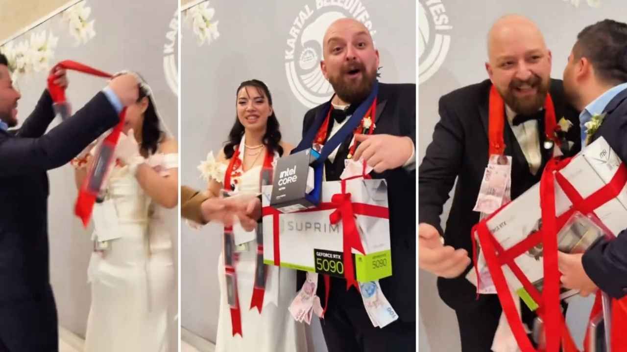 Düğünde RTX 5090 ve DDR5 RAM taktılar
