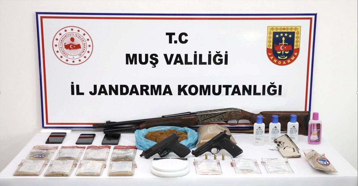 Muş’ta Uyuşturucu İle Mücadele: İki Kişi Tutuklandı