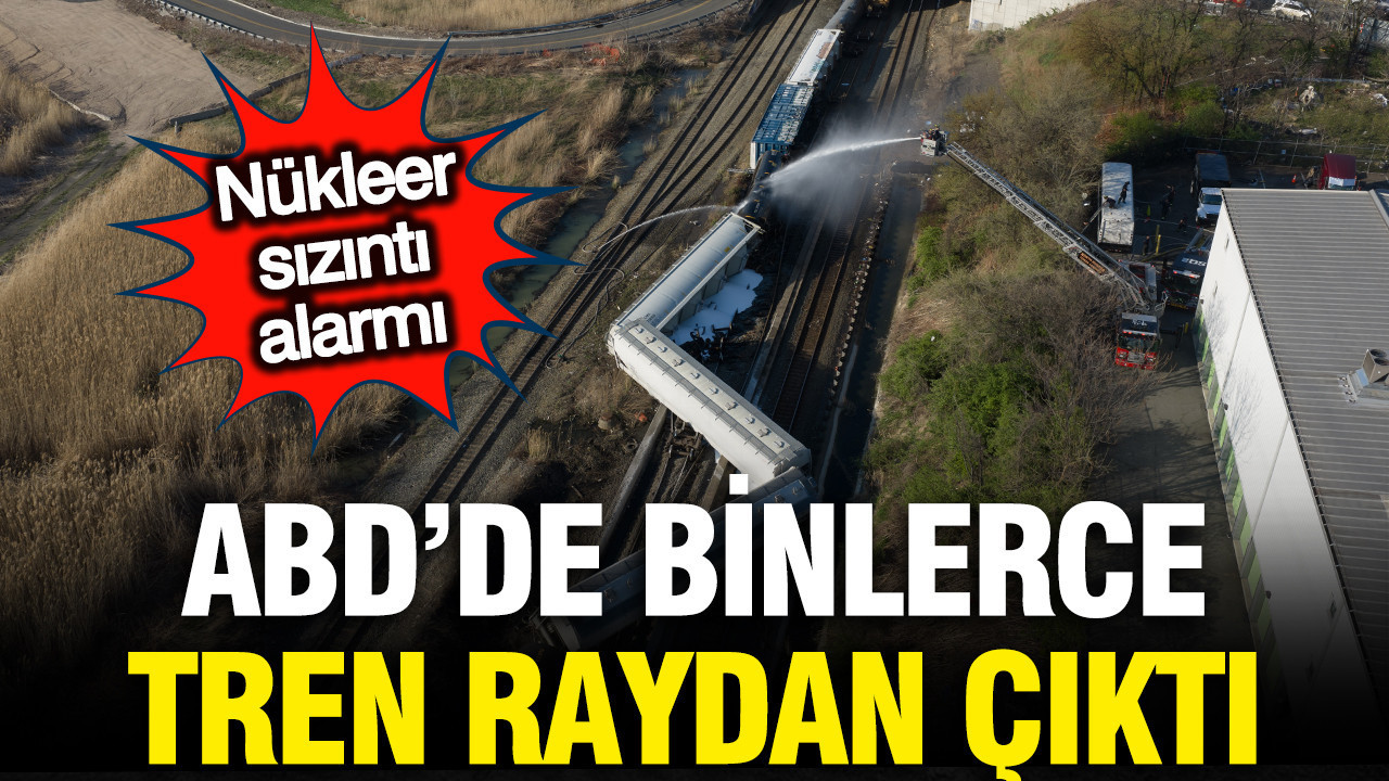 New Jersey’de Yük Treni Kazası: Kimyasal Sızıntı Riski